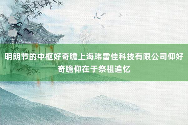明朗节的中枢好奇瞻上海玮雷佳科技有限公司仰好奇瞻仰在于祭祖追忆